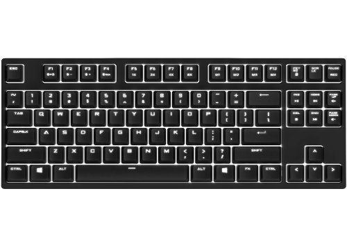 0884102024887 - CM STORM QUICKFIRE RAPID-I FULLY BACKLIT MECHANICAL GAMING KEYBOARD WITH ACTIVLITE TECHNOLOGY AND PER-KEY LIGHTING (BLUE SWITCH MODEL)