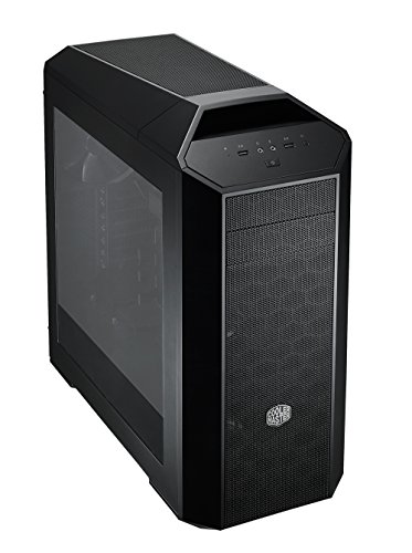 0884102027307 - COOLER MASTER MASTERCASE PRO 5 MID-TOWER CASE WITH FREEFORM MODULAR SYSTEM, WINDOW SIDE PANEL, TOP MESH COVER, AND WATERCOOLING BRACKET