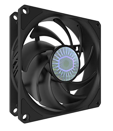 0884102078989 - COOLER MASTER SICKLEFLOW 92 ALL-BLACK SQUARE FRAME FAN WITH AIR BALANCE CURVE BLADE DESIGN, SEALED BEARING, PWM CONTROL FOR COMPUTER CASE & AIR COOLERS