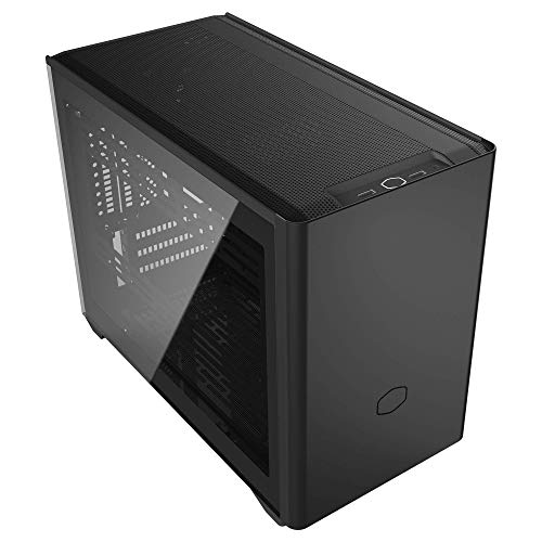 0884102079078 - COOLER MASTER NR200P SFF SMALL FORM FACTOR MINI-ITX CASE WITH TEMPERED GLASS OR VENTED PANEL OPTION, PCI RISER CABLE, TRIPLE-SLOT GPU, TOOL-FREE AND 360 DEGREE ACCESSIBILITY