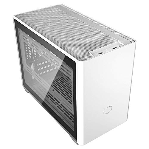 0884102079085 - COOLER MASTER COOLER MASTER NR200P WHITE SFF SMALL FORM FACTOR MINI-ITX CASE WITH TEMPERED GLASS OR VENTED PANEL OPTION, PCI RISER CABLE, TRIPLE-SLOT GPU, TOOL-FREE AND 360 DEGREE ACCESSIBILITY