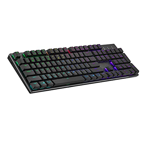 0884102082733 - COOLER MASTER SK653 WIRELESS MECHANICAL KEYBOARD WITH LOW PROFILE BLUE SWITCHES, IMPROVED ERGONOMIC KEYCAPS, AND BRUSHED ALUMINUM DESIGN