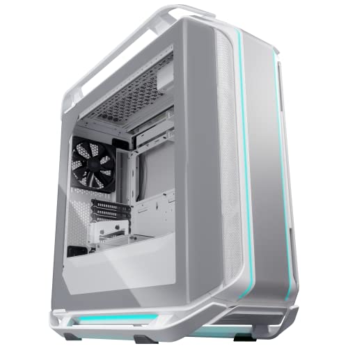 0884102098499 - COOLER MASTER COSMOS C700M WHITE E-ATX FULL-TOWER WITH CURVED TEMPERED GLASS PANEL, RISER CABLE, FLEXIBLE INTERIOR LAYOUT, DIVERSE LIQUID COOLING LAYOUT, TYPE-C PORT & ARGB LIGHTING CONTROL