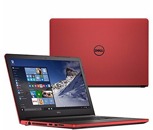 0884116206187 - DELL INSPIRON 5000 SERIES 15.6 PRO LAPTOP FLAGSHIP EDITION AMD QUAD CORE A8-7410 APU 8G 1T HDD HDMI DVD MAXXAUDIO WINDOWS 10 RED COLOR