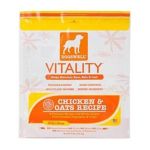 0884244126210 - DOGSWELL VITALITY DRY DOG FOOD CHICKEN & OATS RECIPE BAG 22.5 LB
