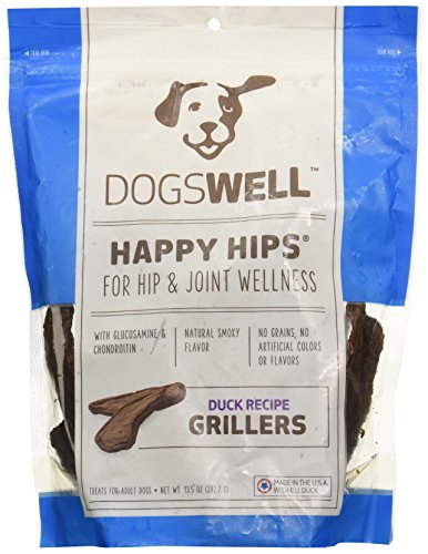 0884244475677 - DOGSWELL HAPPY HIPS GRILLERS DUCK TENDERS 13.5OZ