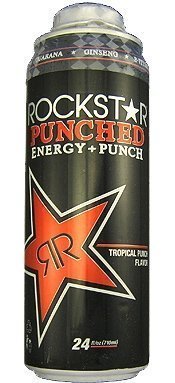 0884255698317 - 8 PACK - ROCKSTAR PUNCHED ENERGY + PUNCH - FRUIT PUNCH FLAVOR - 24OZ.