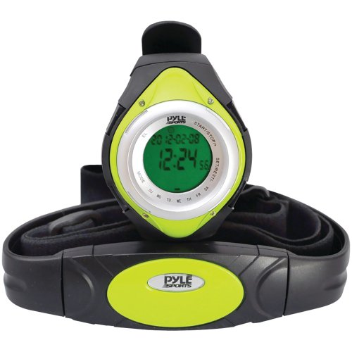 0884307199281 - PYLE PHRM38GR HEART RATE MONITOR WATCH (GREEN)