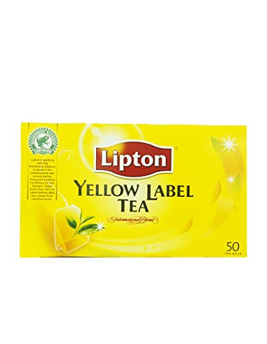 0884331797699 - LIPTON YELLOW LABEL TEA 50 TEA BAGS 100G. (2G. PER BAG) 1 BOX.