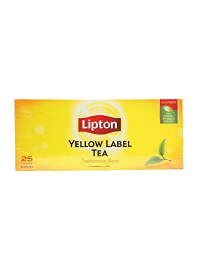 0884331799143 - LIPTON YELLOW LABEL TEA 25 TEA BAGS 50G. (2G. PER BAG) 1 BOX.