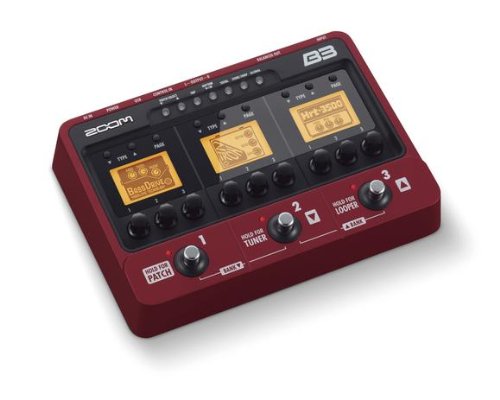 0884354010454 - ZOOM B3 BASS GUITAR EFFECTS AND AMP SIMULATOR
