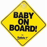 0884392480394 - SAFETY 1ST BABY ON BOARD SIGN (DISCONTINUED BY MANUFACTURER)
