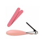0884392560751 - SAFETY 1ST FOLD UP NAIL CLIPPER WITH 2 EMERY BOARDS PINK