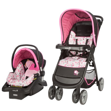 0884392594688 - DISNEY BABY MINNIE MOUSE AMBLE QUAD TRAVEL SYSTEM WITH ONBOARD 22 CAR SEAT