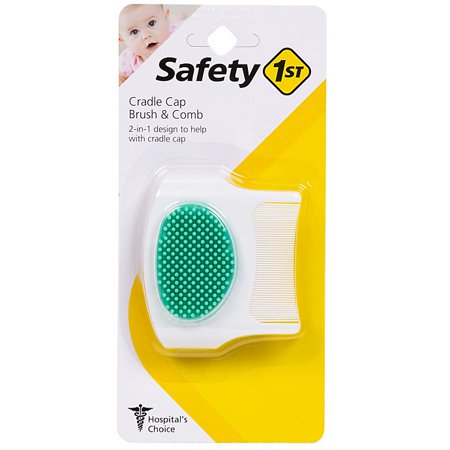 0884392601812 - SAFETY 1ST CRADLE CAP BRUSH AND COMB