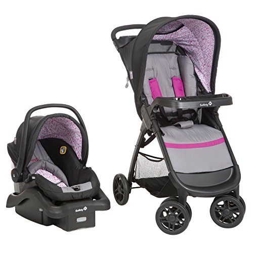0884392605827 - SAFETY 1ST AMBLE QUAD TRAVEL SYSTEM WITH ONBOARD22, SORBET