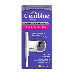 0884420069379 - CLEARBLUE 30 EASY FERTILITY OVULATION MONITOR TEST STICKS DETECTS BOTH LH AND ESTROGEN HORMONES 100% NATURAL AND NON-INVASIVE 99% ACCURATE