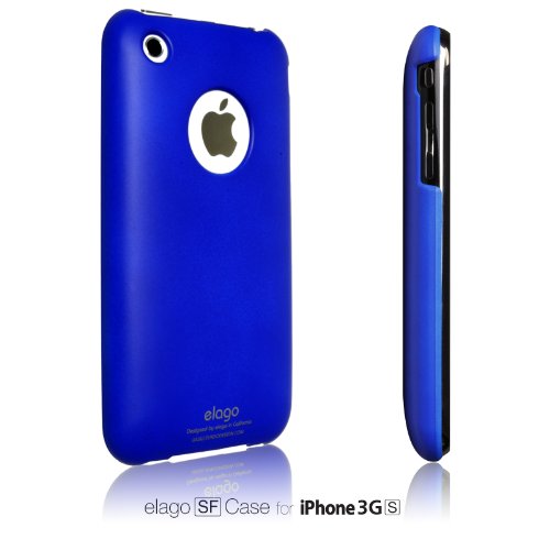 0884444116783 - ELAGO SF CASE FOR IPHONE 3G/3GS (SOFT FEELING)-BLUE + UNIVERSAL DOCK ADAPTER + S2 STAND INCLUDED