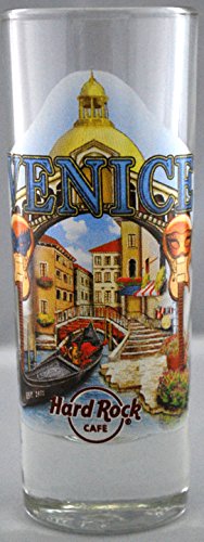 0884474841211 - NEW HARD ROCK CAFE VENICE ITALY 4 CITY SHOT GLASS IN HRC BOX