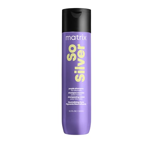 0884486228055 - MATRIX TOTAL RESULTS SO SILVER COLOR DEPOSITING PURPLE SHAMPOO FOR NEUTRALIZING YELLOW TONES | TONES BLONDE & SILVER HAIR | FOR COLOR TREATED HAIR | 10.1 FL. OZ.