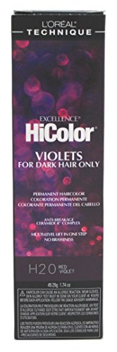 0884486306524 - L'OREAL EXCELLENCE HICOLOR PERMANENT HAIR COLOR (H20 RED VIOLET)