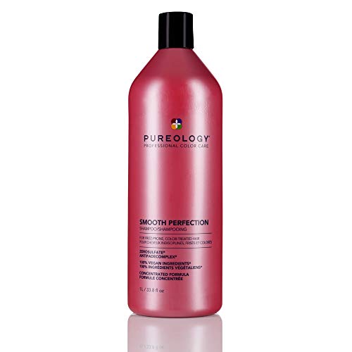 0884486437044 - PUREOLOGY SMOOTH PERFECTION SHAMPOO | FOR FRIZZY, COLOR-TREATED HAIR | SMOOTHS HAIR & CONTROLS FRIZZ | SULFATE-FREE | VEGAN | UPDATED PACKAGING | 33.8 FL. OZ. |