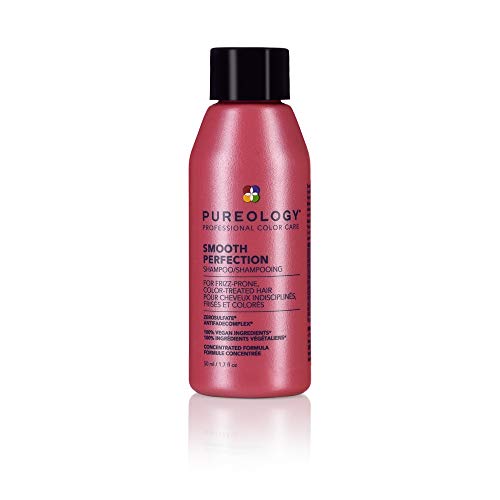 0884486437068 - PUREOLOGY SMOOTH PERFECTION SHAMPOO | FOR FRIZZY, COLOR-TREATED HAIR | SMOOTHS HAIR & CONTROLS FRIZZ | SULFATE-FREE | VEGAN | UPDATED PACKAGING | 1.7 FL. OZ. |