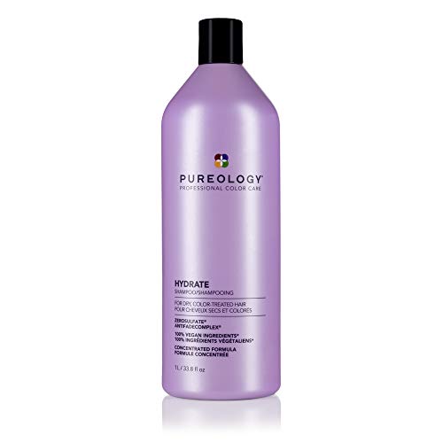 0884486437112 - PUREOLOGY HYDRATE SHAMPOO | FOR DRY, COLOR-TREATED HAIR | HYDRATES & STRENGTHENS HAIR | SULFATE-FREE | VEGAN | UPDATED PACKAGING | 33.8 FL. OZ |