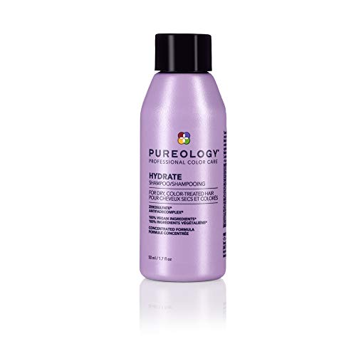 0884486437136 - PUREOLOGY HYDRATE SHAMPOO | FOR DRY, COLOR-TREATED HAIR | HYDRATES & STRENGTHENS HAIR | SULFATE-FREE | VEGAN | UPDATED PACKAGING | 1.7 FL. OZ |