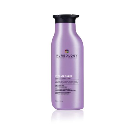 0884486437198 - PUREOLOGY HYDRATE SHEER SHAMPOO | FOR FINE, DRY, COLOR-TREATED HAIR | LIGHTWEIGHT HYDRATING SHAMPOO | SILICONE-FREE | VEGAN | UPDATED PACKAGING | 9 FL. OZ. |