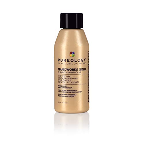 0884486437341 - PUREOLOGY NANOWORKS GOLD SHAMPOO | FOR VERY DRY, COLOR-TREATED HAIR | RENEWS SOFTNESS & SHINE | SULFATE-FREE | VEGAN | UPDATED PACKAGING | 1.7 FL. OZ. |