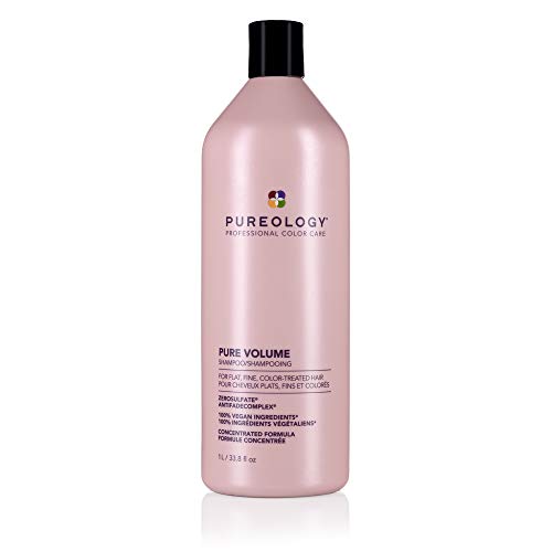 0884486437372 - PUREOLOGY PURE VOLUME SHAMPOO | FOR FLAT, FINE, COLOR-TREATED HAIR | ADDS LIGHTWEIGHT VOLUME | SULFATE-FREE | VEGAN | UPDATED PACKAGING | 33.8 FL. OZ. |