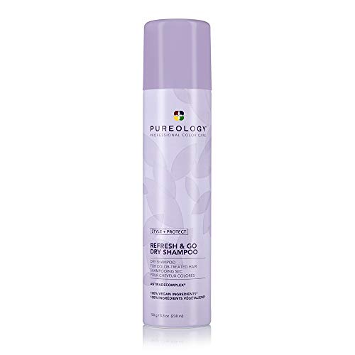 0884486437600 - PUREOLOGY STYLE + PROTECT REFRESH & GO DRY SHAMPOO | FOR OILY, COLOR-TREATED HAIR | VOLUMIZING & PROTECTIVE DRY SHAMPOO | SILICONE-FREE | VEGAN | UPDATED PACKAGING | 5.3 OZ. |
