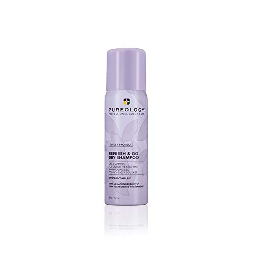 0884486437617 - PUREOLOGY STYLE + PROTECT REFRESH & GO DRY SHAMPOO | FOR OILY, COLOR-TREATED HAIR | VOLUMIZING & PROTECTIVE DRY SHAMPOO | SILICONE-FREE | VEGAN | UPDATED PACKAGING | 1.2 OZ. |