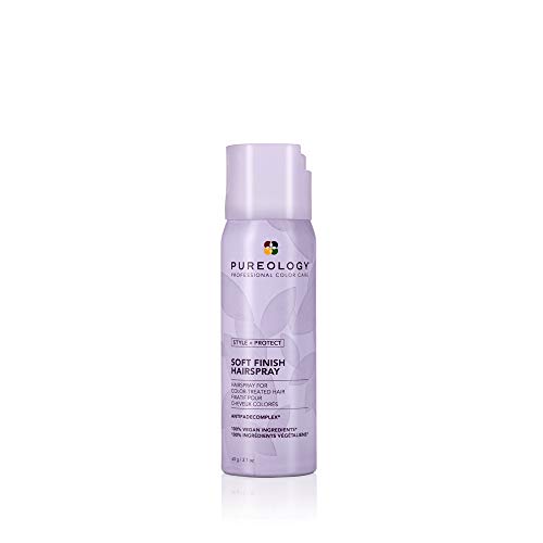 0884486437709 - PUREOLOGY STYLE + PROTECT SOFT FINISH HAIRSPRAY | FOR COLOR-TREATED HAIR | FLEXIBLE HOLD, NON-DRYING HAIRSPRAY | SILICONE FREE | VEGAN | UPDATED PACKAGING | 2.1 OZ.|