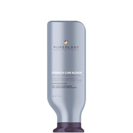 0884486437778 - PUREOLOGY STRENGTH CURE BLONDE PURPLE CONDITIONER | FOR BLONDE & LIGHTENED COLOR-TREATED HAIR | STRENGTHENS HAIR & FIGHTS BRASS | SULFATE-FREE | VEGAN | UPDATED PACKAGING | 9 FL. OZ. |