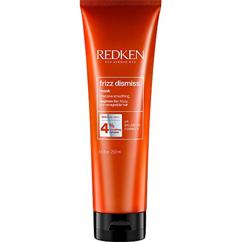 0884486453495 - REDKEN FRIZZ DISMISS MASK INTENSE SMOOTHING TREATMENT | FOR UNRULY HAIR | ULTRA HYDRATING SMOOTHING HAIR MASK | SULFATE FREE | 8.5 FL OZ, 8.5 FL. OZ
