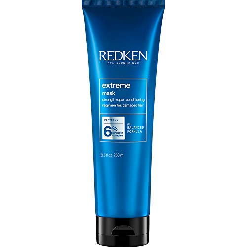 0884486459220 - REDKEN EXTREME MASK | HAIR MASK FOR DAMAGED, BRITTLE HAIR | FORTIFIES & STRENGTHENS DISTRESSED HAIR | 8.5 FL. OZ.