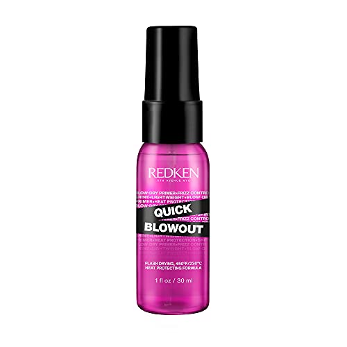 0884486469267 - REDKEN QUICK BLOWOUT HEAT PROTECTION SPRAY FOR ALL HAIR TYPES | REDUCES BLOW DRY TIME | BLOWDRY SPRAY, 1.0 FL. OZ.