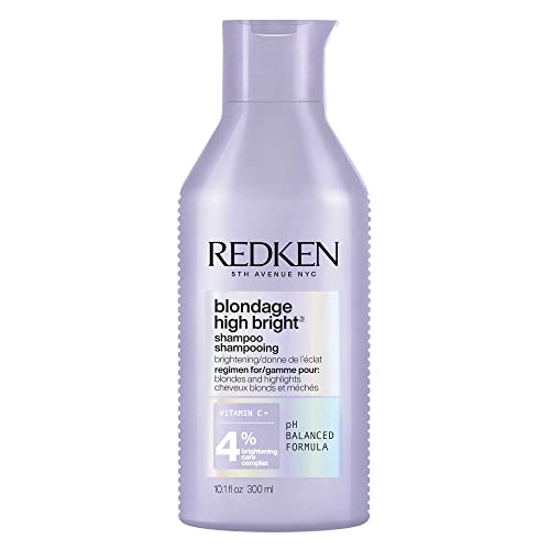 0884486490049 - REDKEN REDKEN BLONDAGE HIGH BRIGHT SHAMPOO | FOR BLONDES AND HIGHLIGHTS | BRIGHTENS AND LIGHTENS BLONDE HAIR INSTANTLY | INFUSED WITH VITAMIN C | 10.1 FL OZ, 10.1 FL. OZ.