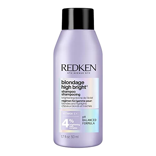 0884486490063 - REDKEN REDKEN BLONDAGE HIGH BRIGHT SHAMPOO | FOR BLONDES AND HIGHLIGHTS | BRIGHTENS AND LIGHTENS BLONDE HAIR INSTANTLY | INFUSED WITH VITAMIN C | 1.7 OZ, 1.7 FL. OZ.