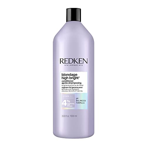 0884486491930 - REDKEN REDKEN BLONDAGE HIGH BRIGHT CONDITIONER | FOR BLONDES AND HIGHLIGHTS | BRIGHTENS AND LIGHTENS BLONDE HAIR INSTANTLY | INFUSED WITH VITAMIN C | 33.8 FL OZ, 33.8 FL. OZ.