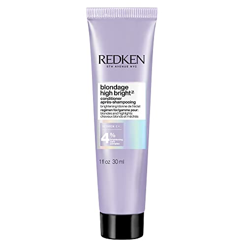 0884486491947 - REDKEN REDKEN BLONDAGE HIGH BRIGHT CONDITIONER | FOR BLONDES AND HIGHLIGHTS | BRIGHTENS BLONDE HAIR INSTANTLY | INFUSED WITH VITAMIN C | 1 OZ, 1.0 FL. OZ.