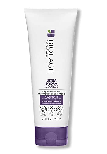 0884486493620 - BIOLAGE BIOLAGE ULTRA HYDRA SOURCE LEAVE-IN CREAM WITH CAPUACU BUTTER | CONDITIONS & SOFTENS HAIR | FOR VERY DRY HAIR | VEGAN | SILICONE & PARABEN FREE | 6.7 FL. OZ., 6.76 FL. OZ.