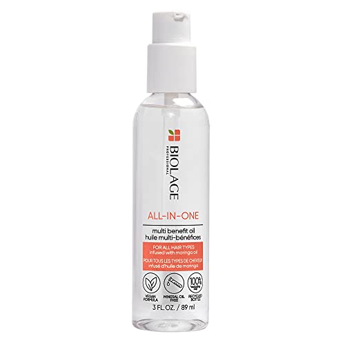 0884486497277 - BIOLAGE ALL-IN-ONE MULTI-BENEFIT OIL | PRE-SHAMPOO & LEAVE-IN TREATMENT | SMOOTHS, DETANGLES & CONTROLS FRIZZ | FOR ALL HAIR TYPES