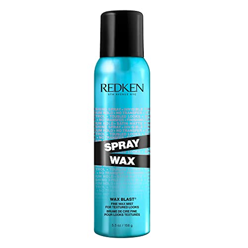 0884486508164 - REDKEN SPRAY WAX INVISIBLE TEXTURE MIST | FOR ALL HAIR TYPES | HIGH IMPACT FINISHING SPRAY-WAX | ADDS VOLUMIZING BODY & DIMENSION WITH A SATIN-MATTE FINISH | MEDIUM CONTROL | 5.5 OZ