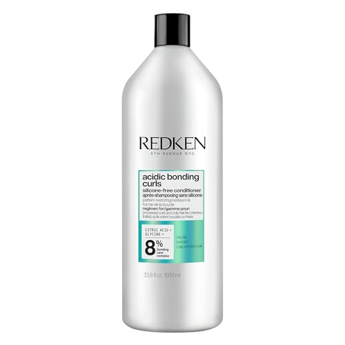 0884486522795 - REDKEN CONDITIONER FOR CURLY HAIR, ACIDIC BONDING CURLS, SULFATE-FREE REPAIRING CONDITIONER FOR CURLY HAIR, EASY TO DETANGLE, REDUCES FRIZZ, HYDRATING TREATMENT, CURL DEFINING TREATMENT, 1L