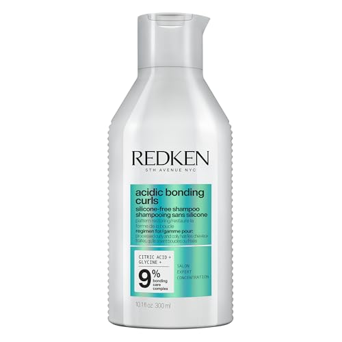 0884486522887 - REDKEN ACIDIC BONDING CURLS SULFATE-FREE SHAMPOO | FOR CURLY HAIR | CURL CONTROL + DEFINITION | WITH CITRIC ACID, AVOCADO OIL, SHEA BUTTER | SILICONE-FREE | HYDRATING SHAMPOO | REPAIRS DAMAGED CURLS