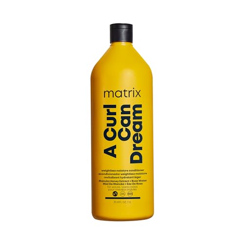 0884486525192 - MATRIX A CURL CAN DREAM WEIGHTLESS MOISTURE CONDITIONER| FOR WAVY HAIR | ALL DAY FRIZZ CONTROL | WITH MANUKA HONEY EXTRACT AND ROSE WATER | SILICONE FREE | LUXURY SALON CONDITIONER