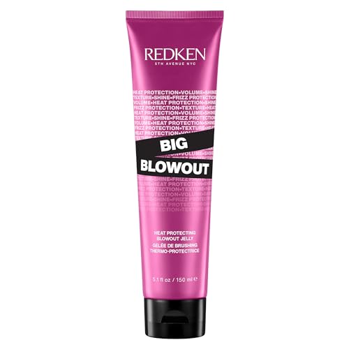 0884486525239 - REDKEN BIG BLOWOUT HEAT PROTECTION JELLY SERUM | OFFERS SHINE AND TEXTURE | FRIZZ CONTROL | VOLUME FOR FINE HAIR | BLOWDRY GEL | FOR ALL HAIR TYPES